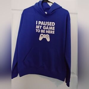 L.A.T Apparel Live And Tell Blue Gaming Hoodie